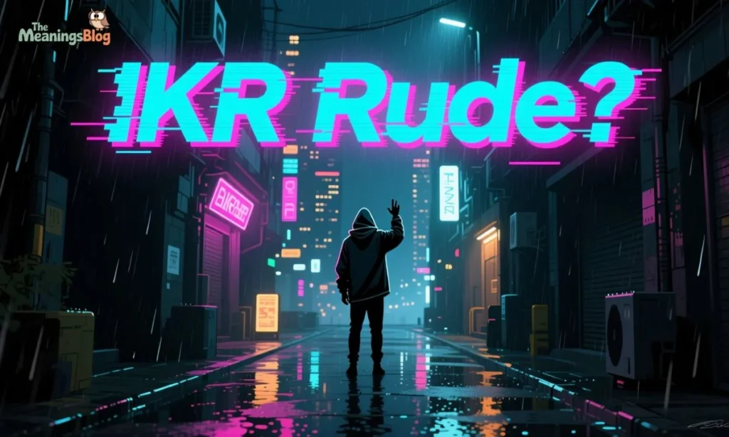 Is IKR Rude?