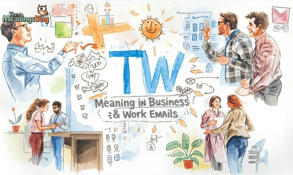 TW Meaning in Business and Work Emails