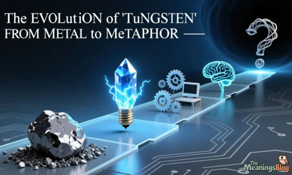 The Evolution of "Tungsten" from Metal to Metaphor