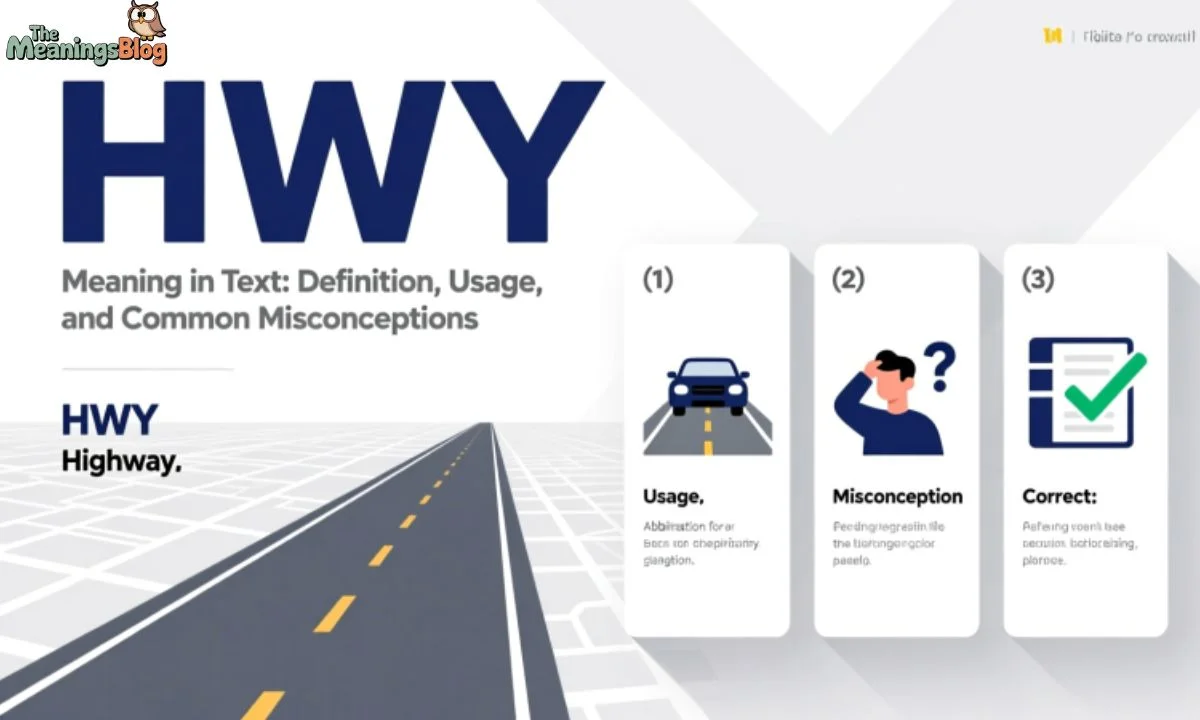 HWY Meaning in Text: Definition, Usage, and Common Misconceptions