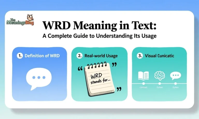 WRD Meaning in Text: A Complete Guide to Understanding Its Usage